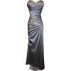 Strapless Long Bandage Gown - Dresses - $79.99  ~ £60.79