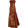 Strapless Taffeta Long Gown - Dresses - $112.99 