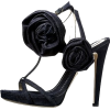 black flower - Schuhe - 