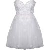 white - sukienki - 