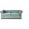anthropologie pale blue chesterfieldsofa - Muebles - 