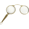 antique 14k gold lorgnette - Eyeglasses - 