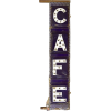 antique cafe sign - 小物 - 