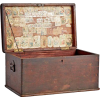antique travel chest - インテリア - 