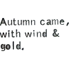 autumn quote - Besedila - 
