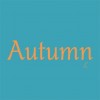 autumn text - 插图用文字 - 