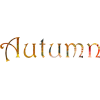 autumn text - 插图用文字 - 