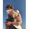 a woman with a bouquet - Ljudje (osebe) - 
