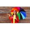 a woman with an umbrella - Mie foto - 