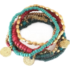 bead and coin charm bracelets - 手链 - 