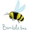 bee - 插图用文字 - 