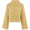 beige sweater - Swetry na guziki - 