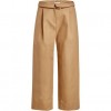 beige tan trousers - Pantalones Capri - 