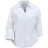Bijela Bluza - Koszule - krótkie - 