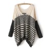 black and beige sweater - Pulôver - 