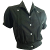 black blouse - 半袖シャツ・ブラウス - 