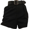 black shorts - Spodnie - krótkie - 