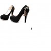 black and gold heels - Klasyczne buty - 