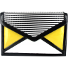 black and yellow Gucci clutch - Bolsas com uma fivela - 