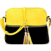 black and yellow clutch - Schnalltaschen - 