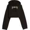 black cropped fenty hoodie - プルオーバー - 