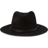 black fedora hat - Kapelusze - 