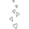 black hearts - イラスト - 