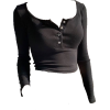 black long sleeve - Camisa - longa - 
