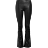 black pants leather - Capri hlače - 