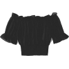 black peasant top - Pullovers - 