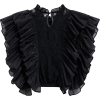 black ruffle top - Camicie (corte) - 