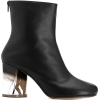 black-short-boots - Buty wysokie - 