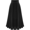 black skirt - Юбки - 