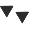 black triangle earrings - 耳环 - 