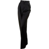 black trousers - Pantalones Capri - 