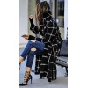black white coat outfit - Mie foto - 