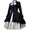 black & white victorian dress coat - ワンピース・ドレス - 