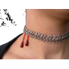 blood drip choker - Belt - $50.00  ~ £38.00