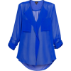 Blouse Long sleeves shirts Blue - 長袖シャツ・ブラウス - 
