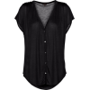 Blouse Shirts Black - Košulje - kratke - 