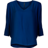 blue blue blue - 長袖Tシャツ - 