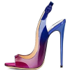 blue and purple shoes - Klasyczne buty - 