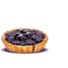 blueberry tart - 食品 - 