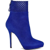 blue booties - Buty wysokie - 