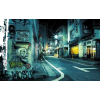 blue city slums - Background - 