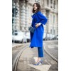 blue coat outfit - My photos - 