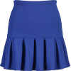 blue flared skirt - Belt - 