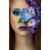 blue flower face - Uncategorized - 