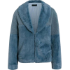 blue fur jacket - Jakne in plašči - 