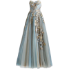 blue gold dress - Pasovi - $2,000.00  ~ 1,717.77€